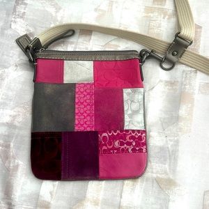 Michael Kors suede crossbody thin bag